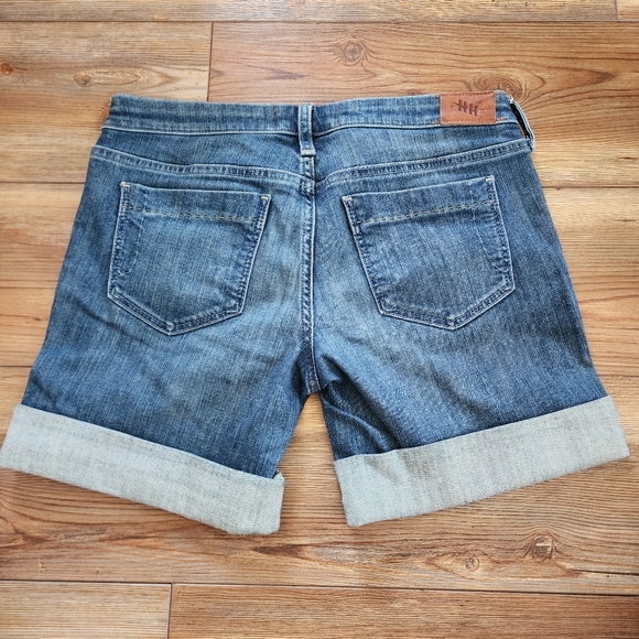Anthropologie Holding Horses Jean Shorts Womens 27 Blue - Picture 2 of 11